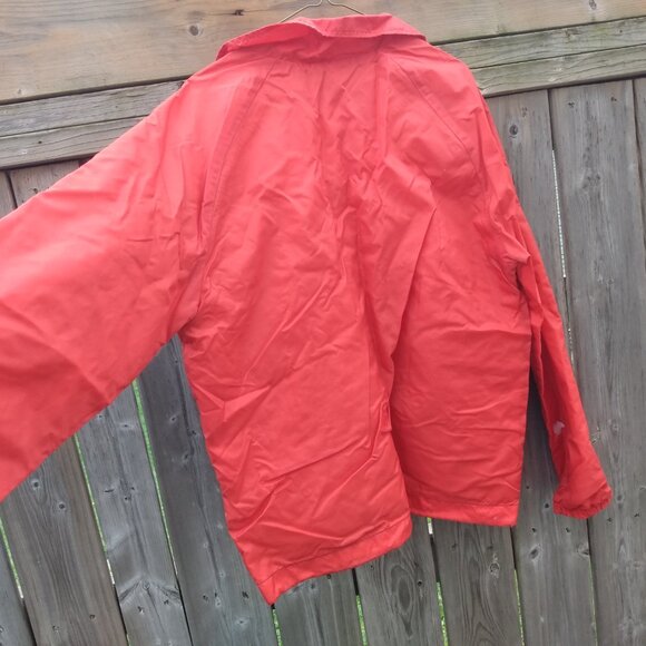 Vintage K.C.I. Raiders Nylon Jacket Kitchener High School Size Large DISTRESSED - Picture 10 of 12